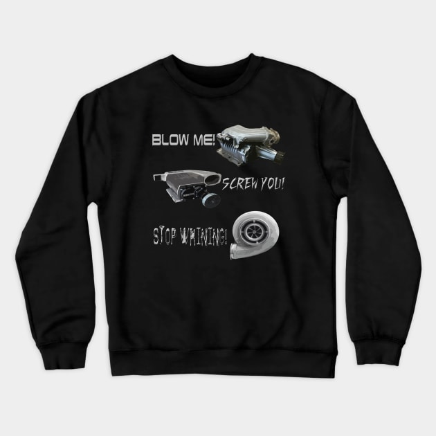 Blown away Crewneck Sweatshirt by Python Patrol